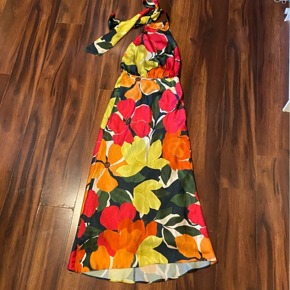 Lulus Admirable Invite Satin Halter Midi Dress - Picture 5 of 6